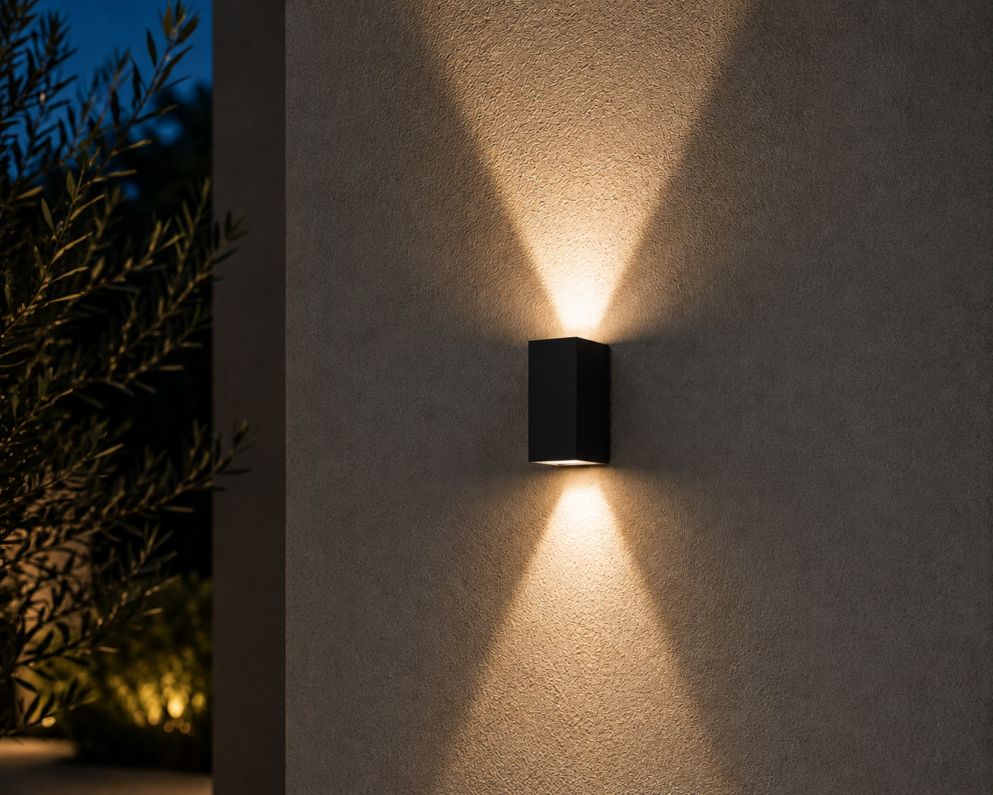 Vertex 2 - Outdoor wall light - Black