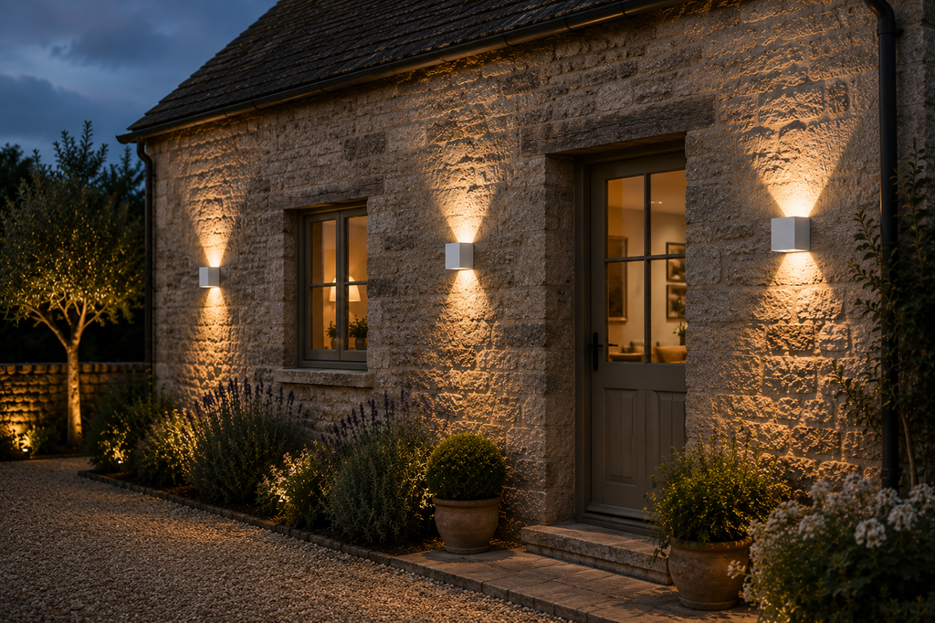 Vertex 1 - Outdoor wall light - White
