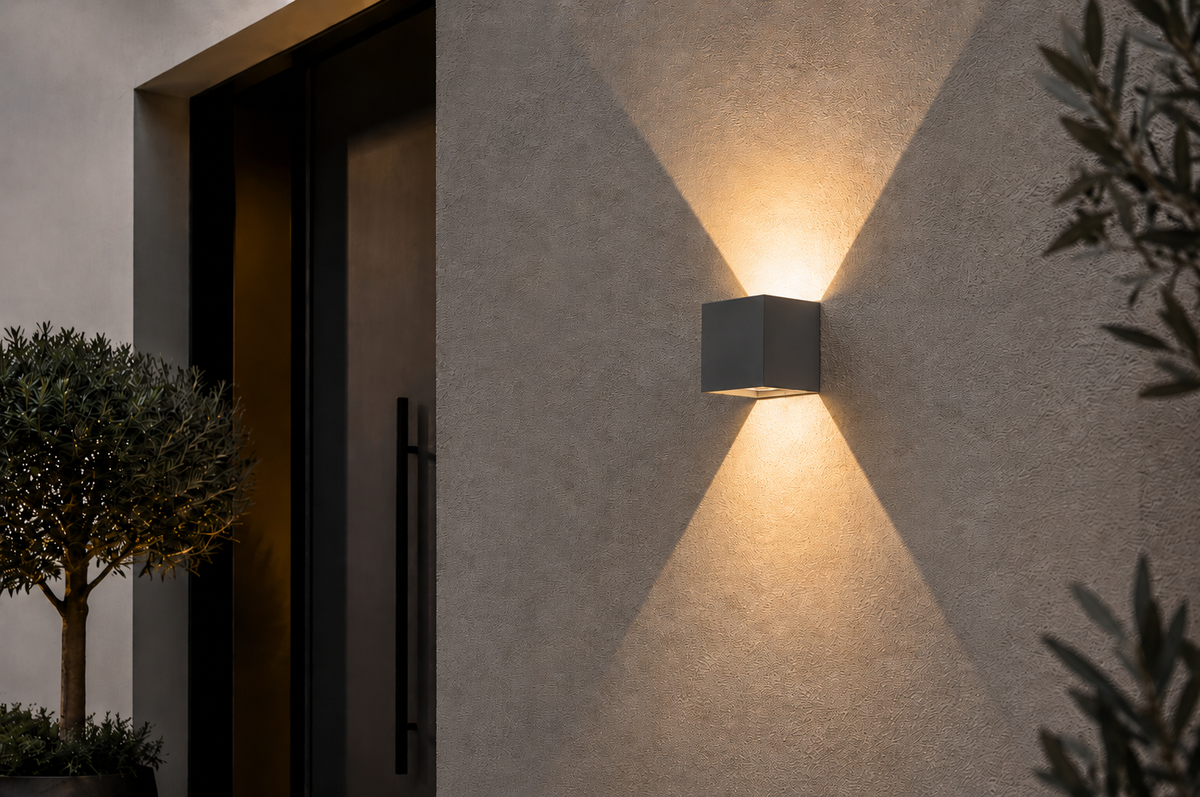 Vertex 1 - Outdoor wall light - Dark Grey