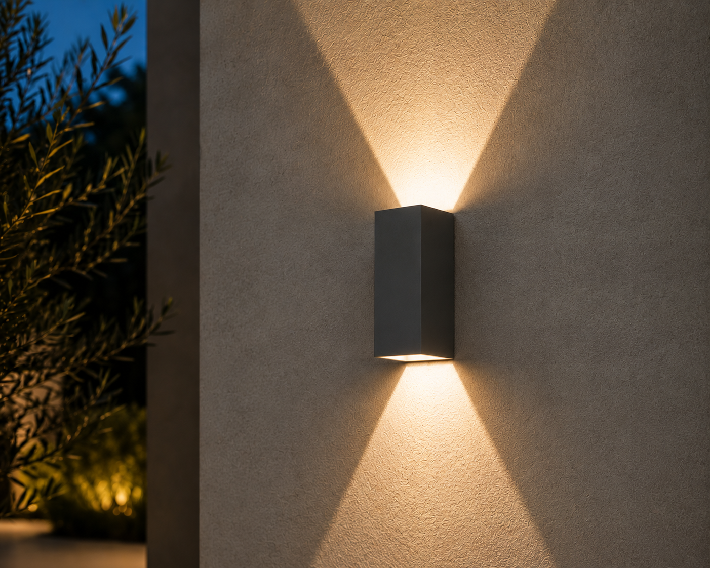 Vertex 2 - Outdoor wall light - Dark grey