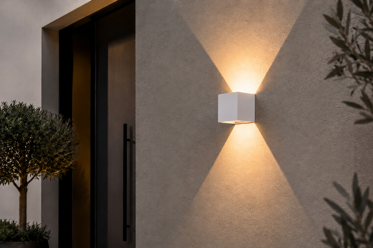 Vertex 1 - Outdoor wall light - White