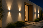 Vertex 2 - Outdoor wall light - White